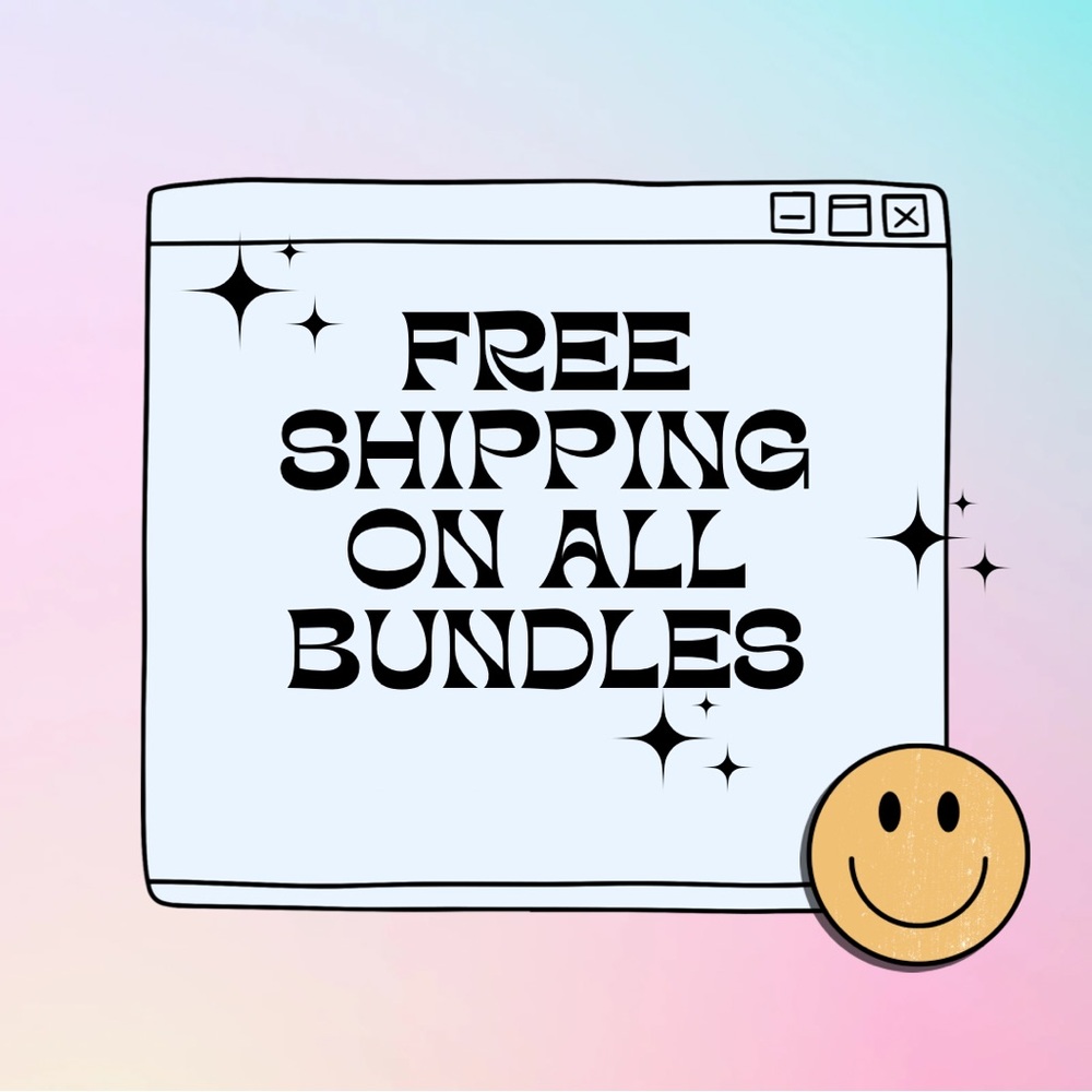 FREE SHIPPING ON ALL BUNDLES